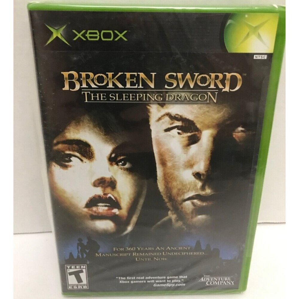 NEW Broken Sword The Sleeping Dragon Xbox Factory Sealed CIB Mint Y-Folds intact